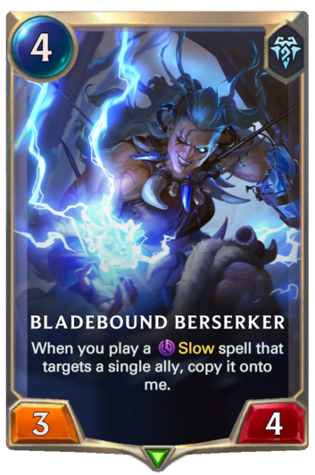 Bladebound Berserker Legends Of Runeterra Card RuneterraFire