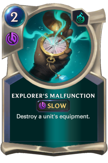 Explorer S Malfunction Legends Of Runeterra Card Runeterrafire