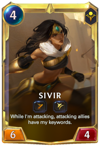 Leveled Sivir Legends Of Runeterra Card Runeterrafire