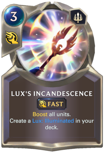 Lux's Incandescence Card