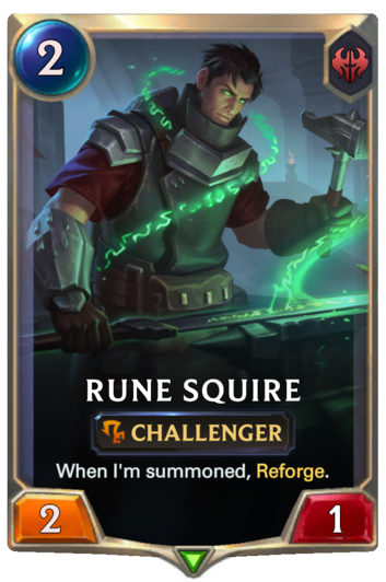 Rune Squire Legends Of Runeterra Card RuneterraFire