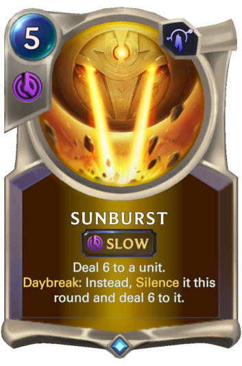 Sunburst Legends Of Runeterra Card RuneterraFire