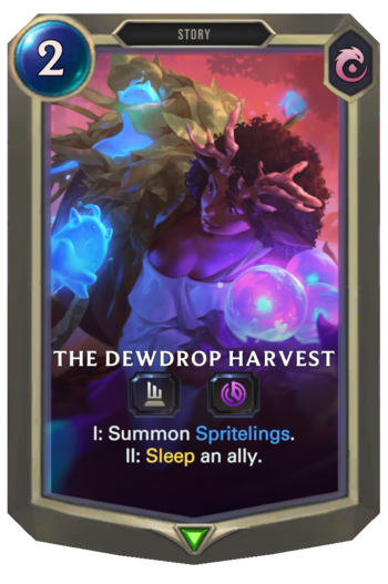The Dewdrop Harvest Card