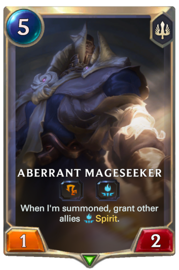 Aberrant Mageseeker :: Legends Of Runeterra Card :: Runeterrafire