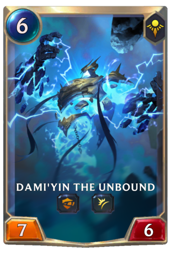 Dami'yin the Unbound :: Legends of Runeterra Card :: RuneterraFire