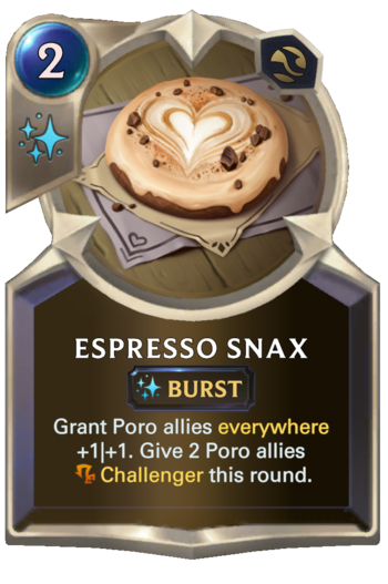 Espresso Snax Card