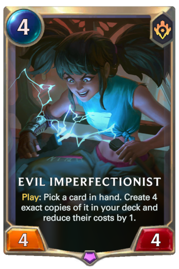 Evil Imperfectionist :: Legends of Runeterra Card :: RuneterraFire