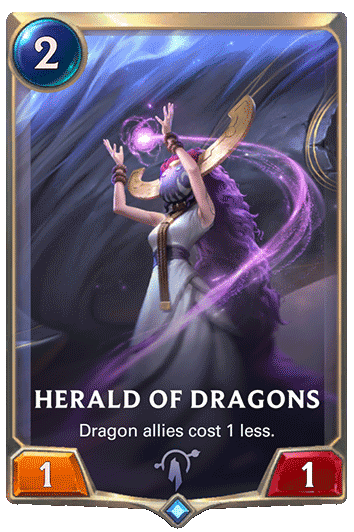 Herald of Dragons :: Legends of Runeterra Card :: RuneterraFire