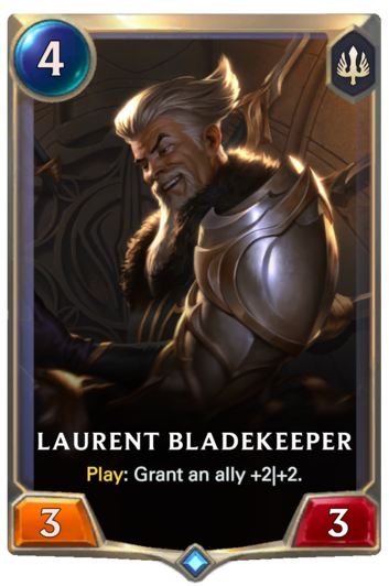 Laurent Bladekeeper :: Legends of Runeterra Card :: RuneterraFire