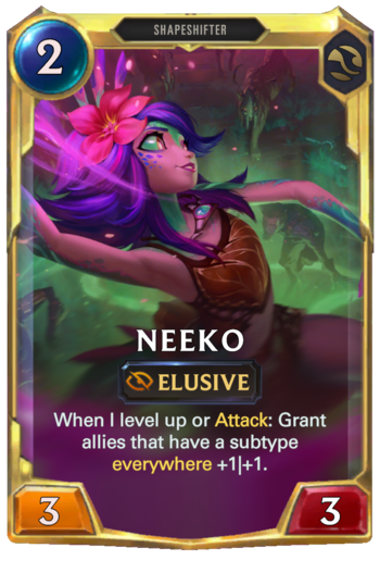 Leveled Neeko Card