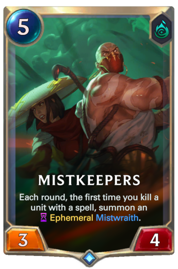 Mistkeepers :: Legends of Runeterra Card :: RuneterraFire