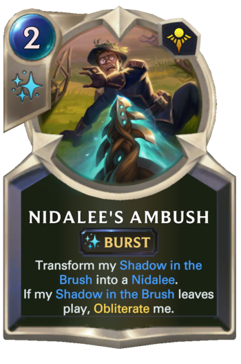 Nidalee's Ambush Card