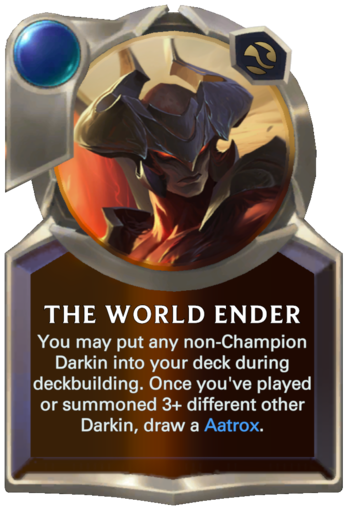 Skill: The World Ender Card