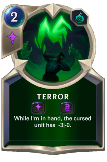 Terror :: Legends of Runeterra Card :: RuneterraFire