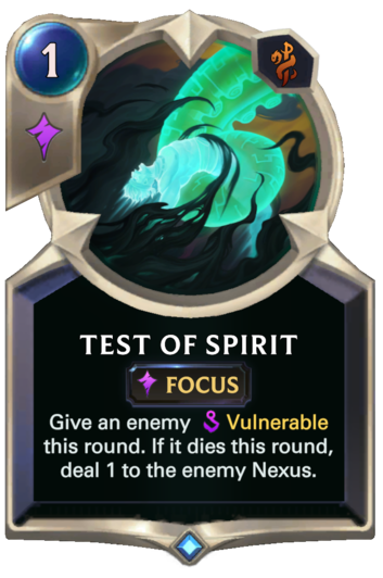 Test Of Spirit :: Legends Of Runeterra Card :: RuneterraFire