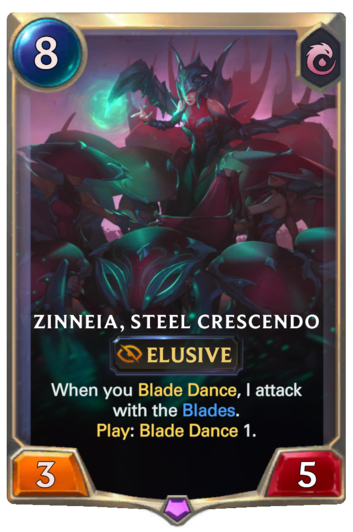 Zinneia, Steel Crescendo :: Legends of Runeterra Card :: RuneterraFire