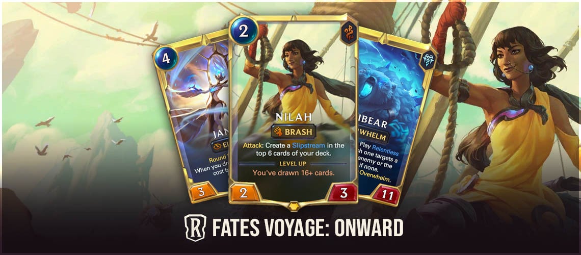 Legends of Runeterra on X: Ready to set sail for a grand adventure? Grab  your friends, chart your course, and brave the seas in Fate's Voyage:  Onward, releasing September 13.  /